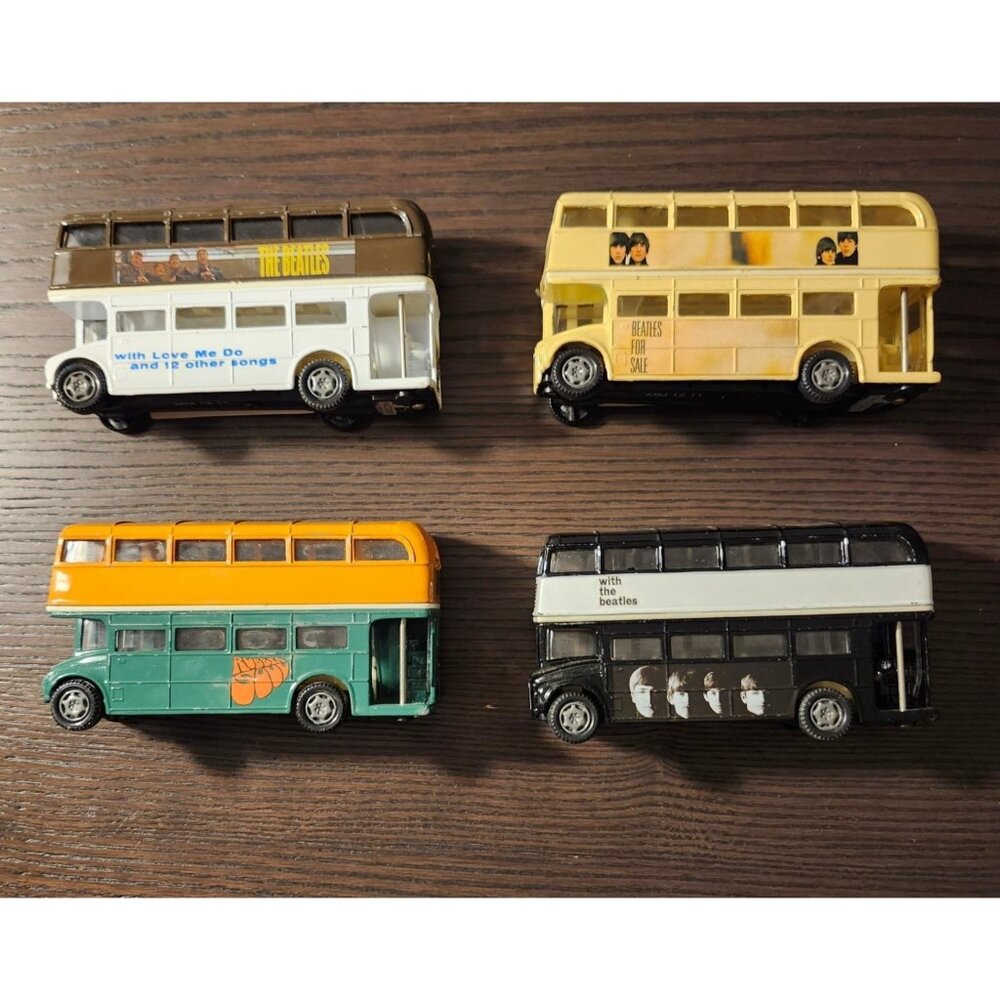 4- Beatles Album Cover London Bus Metal Double Decker Busses Factory Ent.